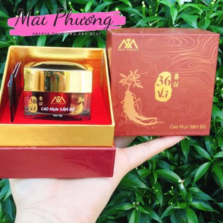 Cao mụn sâm đỏ 36 vị 15gr - cam kết chính hãng