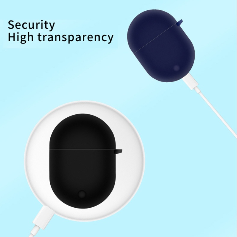 Vỏ Bảo Vệ Hộp Sạc Tai Nghe Bluetooth zzz Bằng Silicon Màu Đỏ Có Thể Tháo Rời
