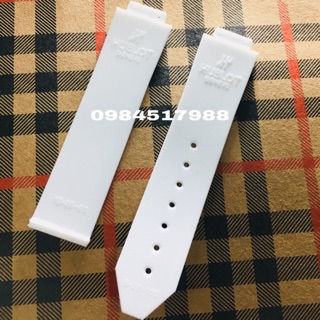 Dây Hublot nữ màu trắng size 14-20-18mm ( tặng dụng cụ thay dây )