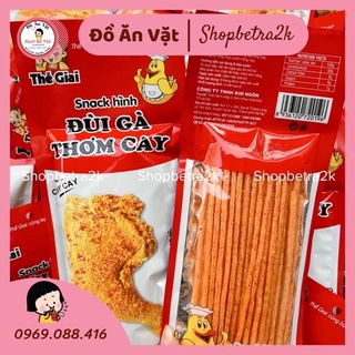 Snack hình đùi gà thơm cay