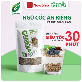 Ngũ cốc Granola GreenFood, ngũ cốc không đường dành cho ăn kiêng giảm cân, eatclean & healthy