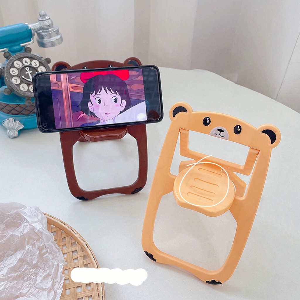 Giá Đỡ Điện Thoại Hình Ghế Xếp Con Gấu