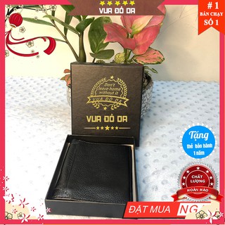 Ví cầm tay nam 🔥 𝑭𝑹𝑬𝑬𝑺𝑯𝑰𝑷 🔥 bóp nam, chất liệu bằng da, tặng thẻ bảo hành 1 năm