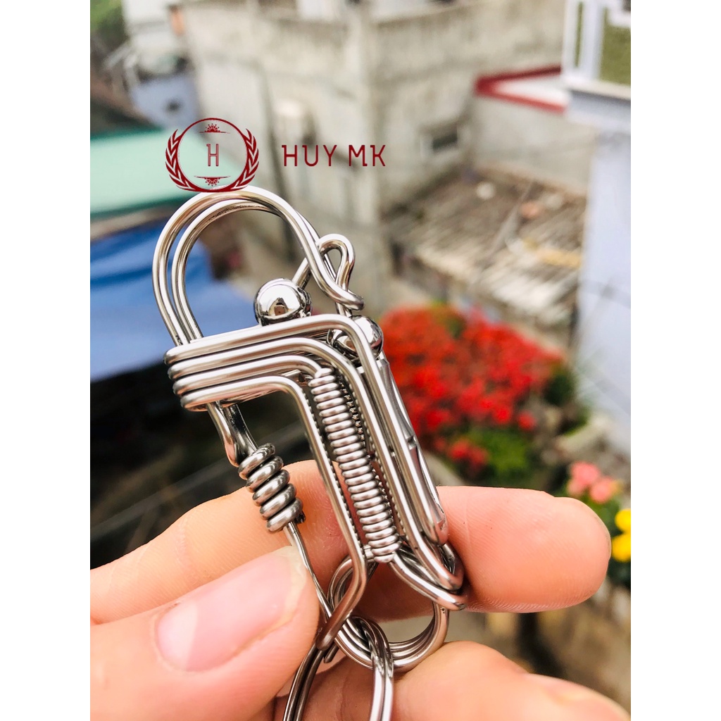 Móc khoá thủ công trúc quân tử