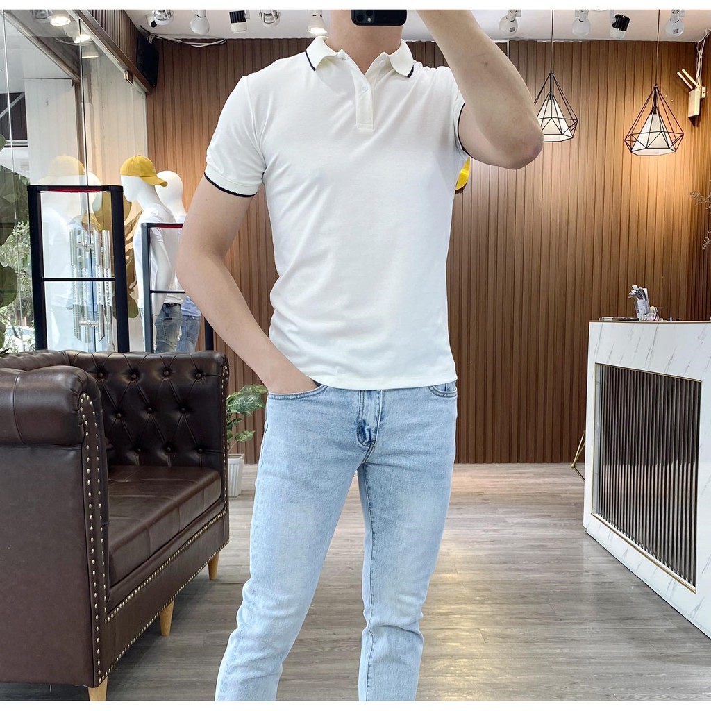 Áo polo nam đẹp trơn áo phông thun chất cotton đẹp có cổ hàng cao cấp nhiều màu FAVITI AT02 | WebRaoVat - webraovat.net.vn