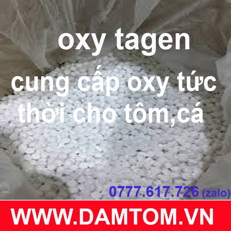 1 kg Oxy viên nén, dùng cho hồ cá koi, cá kiểng, cá nổi đầu do thiếu oxy
