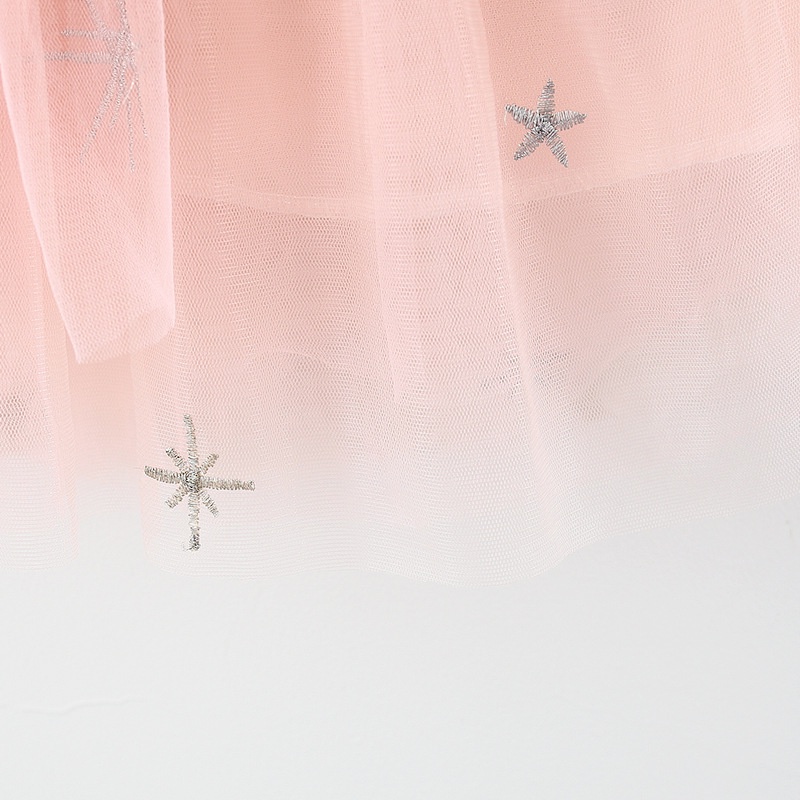 Váy dài tay cho bé gái đính nơ siêu dễ thương, phong cách Hàn Quốc  từ 6 tháng đến 3 tuổi