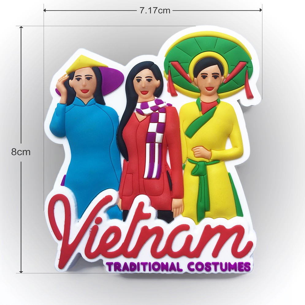 Nam châm dán tủ lạnh lưu niệm Việt Nam