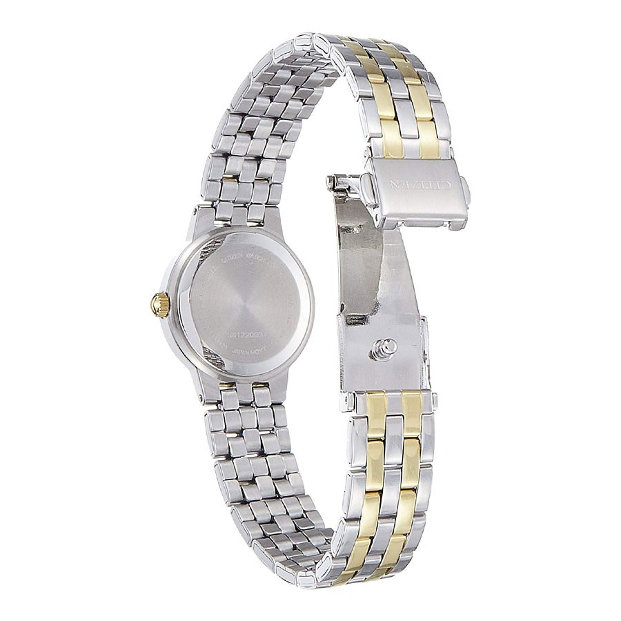 Đồng Hồ Nữ Citizen Đính Đá Swarovski Dây Thép Không Gỉ EJ6104-51P - Mặt Vàng