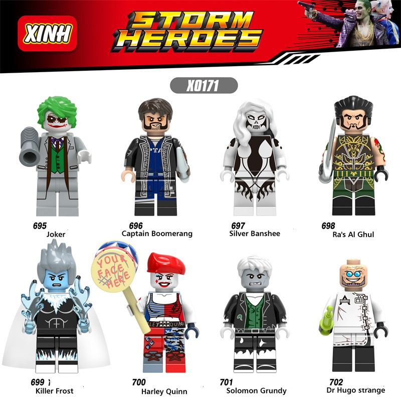 Mô Hình Đồ Chơi Lắp Ráp Siêu Anh Hùng Người Nhện Superman Wonder Woman Thor Làm Quà Tặng Cho Bé
