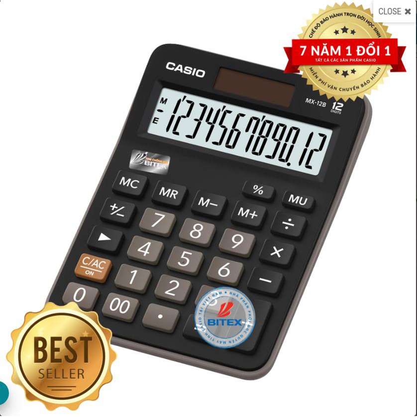 Máy tính CASIO MX12B-BK