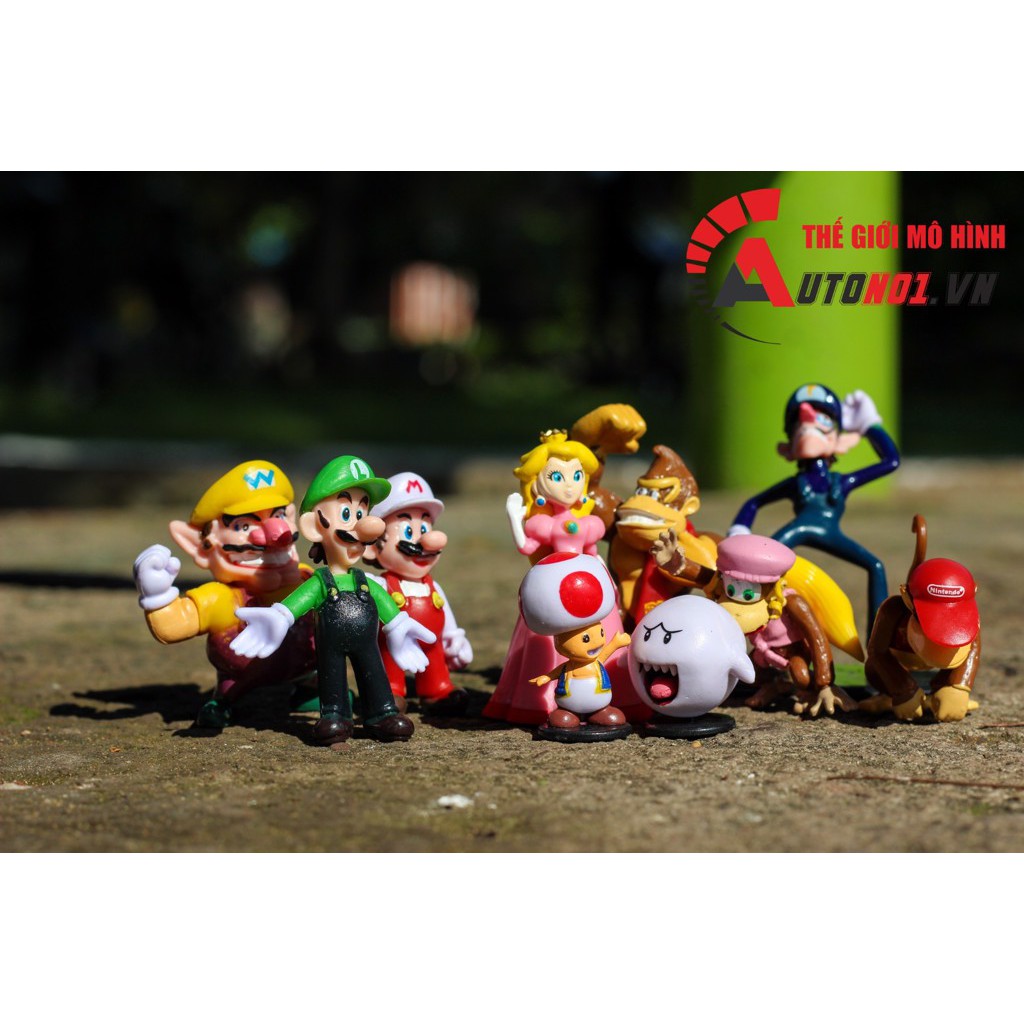 MÔ HÌNH NHÂN VẬT SUPER MARIO SET 10 CON 7CM 6911