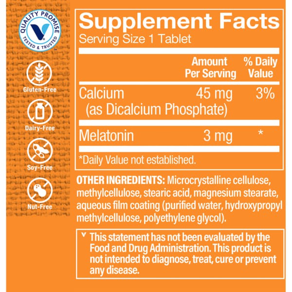 Hỗ trợ ngủ ngon Melatonin Sustained release 3mg