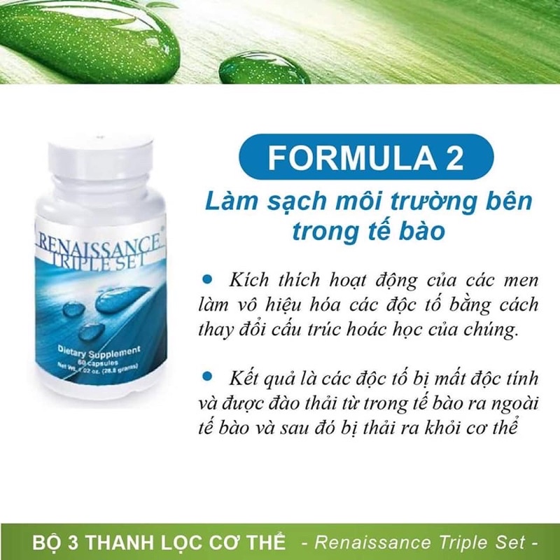 Bộ 3 thải độc siberian Renaissance triple set