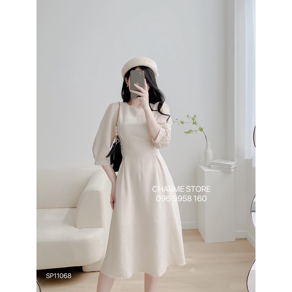 Váy nữ trơn dáng xòe Charme 11068