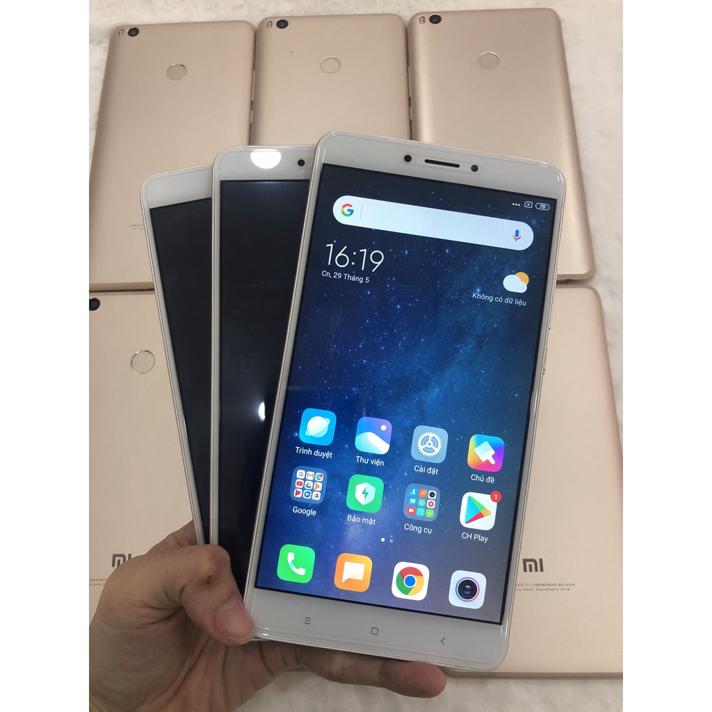 Điện thoại Xiaomi Mi Max 1. Cấu hình 3/32G, màn hình to 6.44" giành riêng cho game thủ, pin trâu 4850mAh,