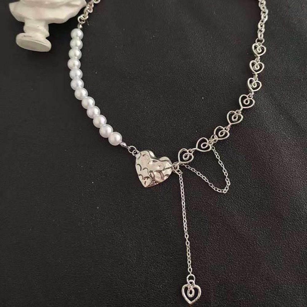 ✫✫✫ [Có Sẵn] 1 Vòng cổ Hợp Kim Đính Kim Cương Giả Phong Cách Nhật Hàn Sang Trọng Dễ Phối Đồ Dành Cho Nữ