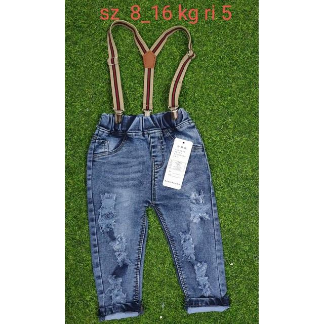 Combo Quần jean yếm (8-16kg)