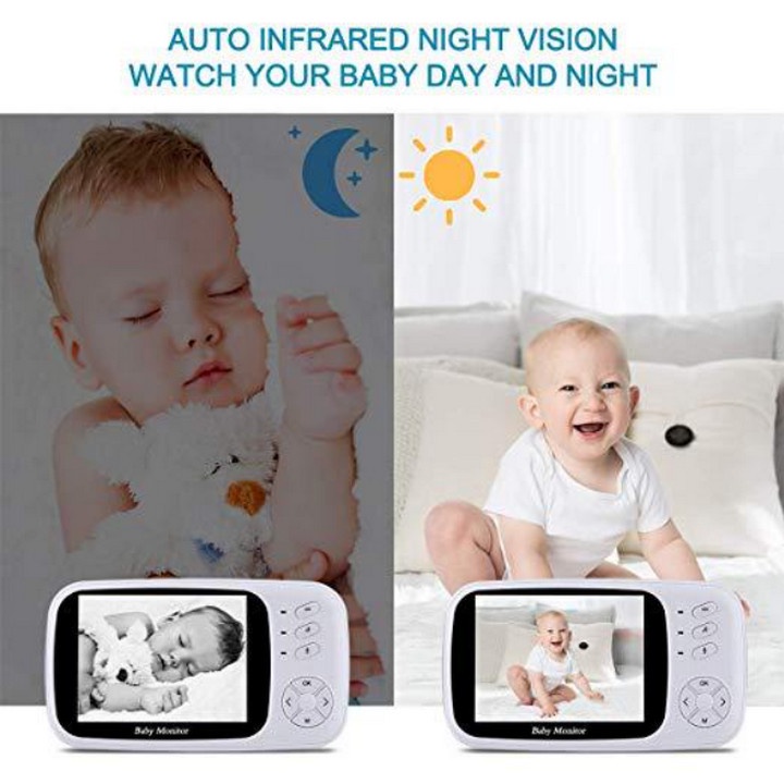 Máy báo khóc trông em bé có màn hình kiêm camera 3.5inch VB603 - The Royal Furniture