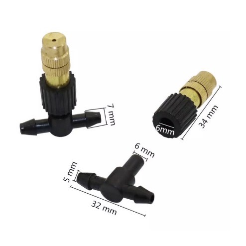 Béc phun tưới lan bằng đồng, tưới cây cảnh dạng sương