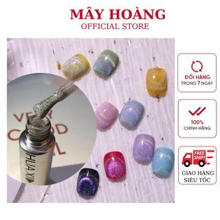 Sơn mắt mèo cầu vồng, sơn gel mắt mèo kim cương cầu vồng huaxi
