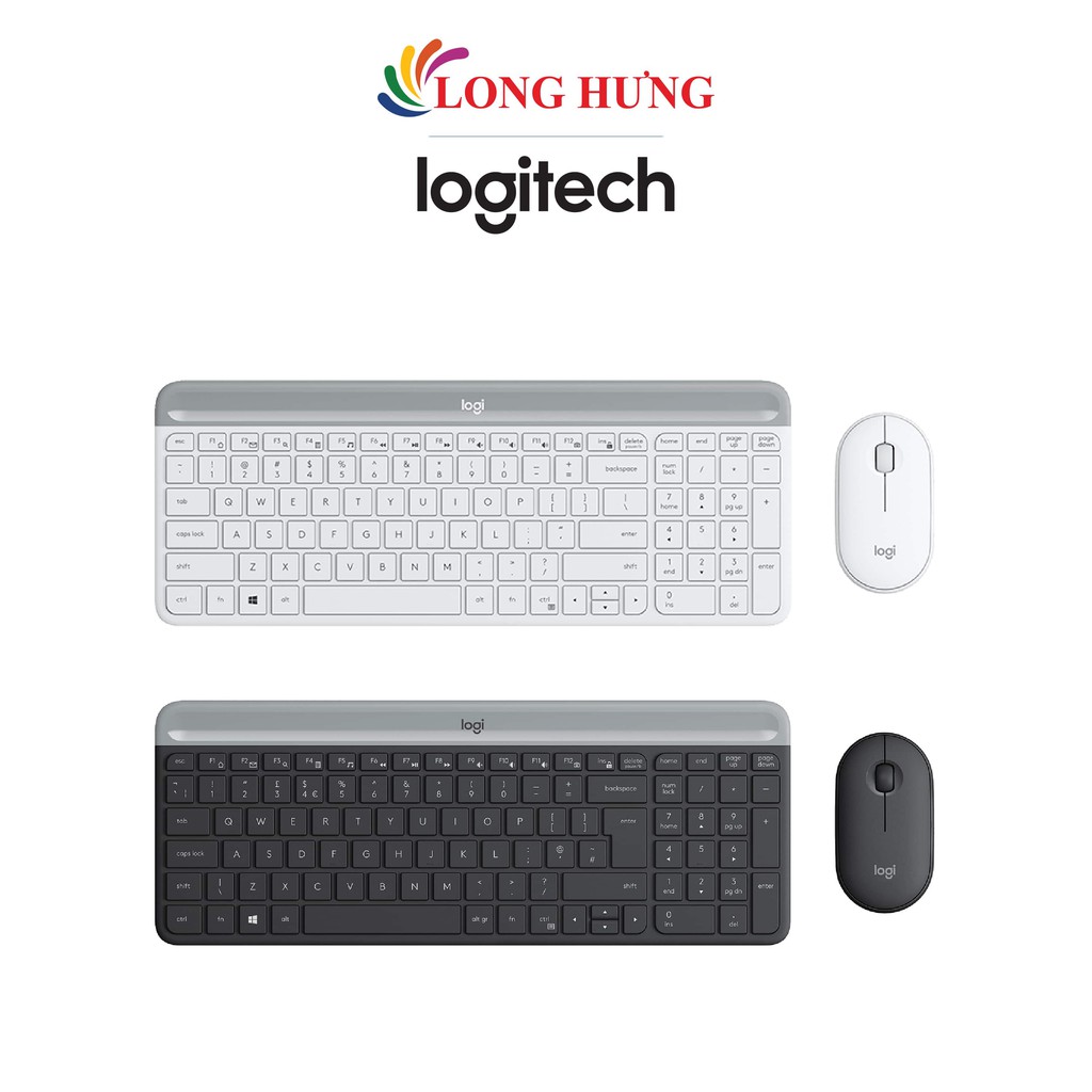 Combo Chuột và bàn phím không dây Logitech MK470 - Hàng chính hãng