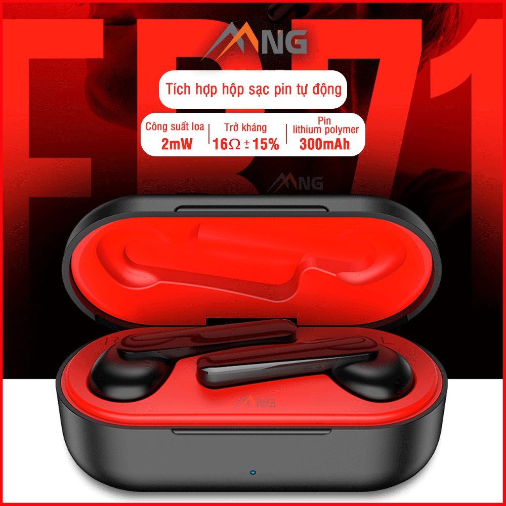 [Mã 2404EL10K giảm 10K đơn 20K] Tai nghe không dây nhét tai bluetooth true wireless Rockspace EB70, hàng chính hãng