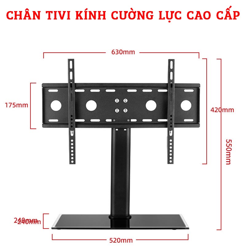 [CAO CẤP]CHÂN ĐẾ TIVI ĐA NĂNG dùng cho các loại tivi  từ 32-63 inch CỦA TẤT CẢ CÁC HÃNG