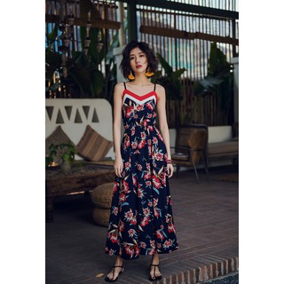 Váy nữ họa tiết đi biển hè 2018