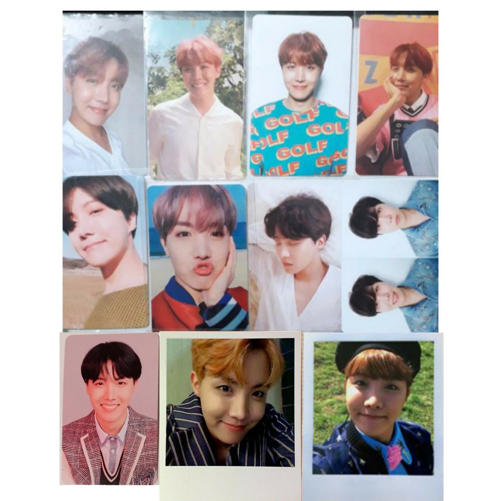 (Official) Combo card J HOPE các loại album từ debut- J HOPE-BTS