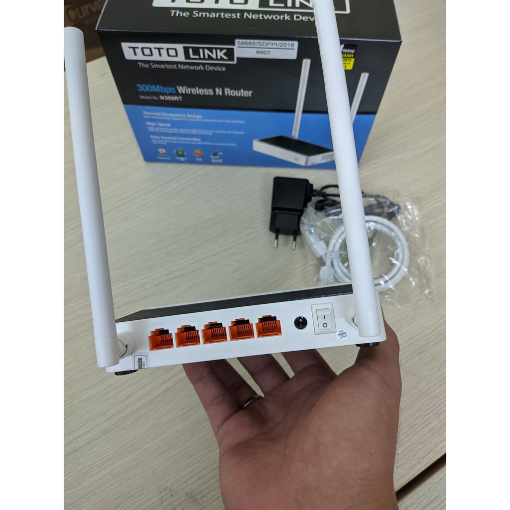 Router Wi-Fi chuẩn N 300Mbps TOTOLINK N300RT - Chính hãng BH 24 tháng