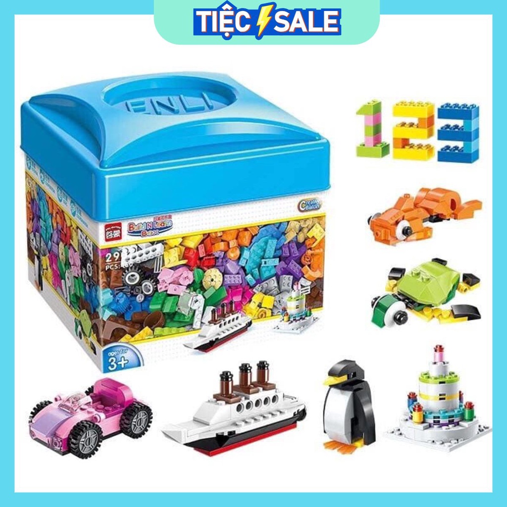 FREE SHIP Bộ đồ chơi xếp hình lắp ghép 460 chi tiết sáng tạo _ Giá Bán Sỉ Lẻ