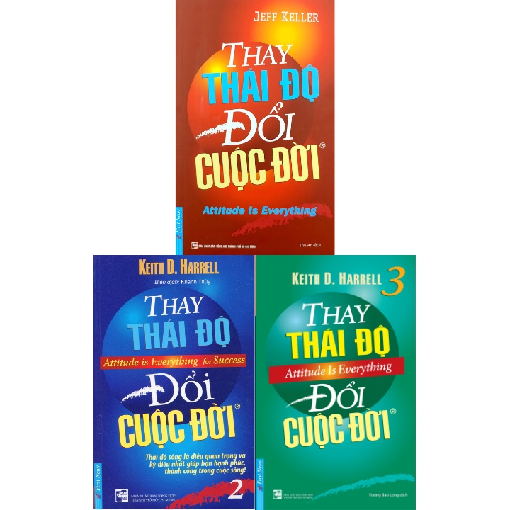 Sách - Combo Thay Thái Độ Đổi Cuộc Đời (Bộ 3 Cuốn)
