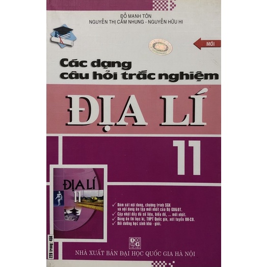 Sách - Các dạng câu hỏi trắc nghiệm Địa lí 11