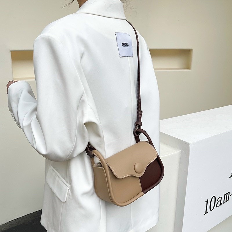 Túi Xách Nữ Túi Đeo Vai 3 Phối Màu Phong Cách Hàn Quốc