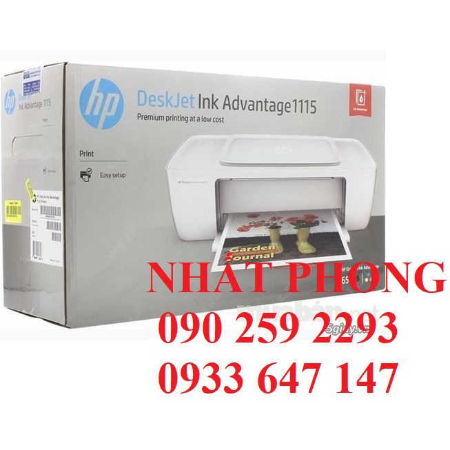 Máy in phun màu HP DeskJet 1115 - mới 100% , máy đã có sẵn mực