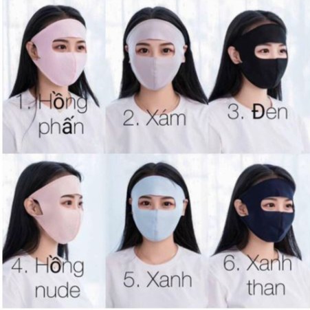 Khẩu Trang Ninja Mặt Nạ Thời Trang Chống Nắng