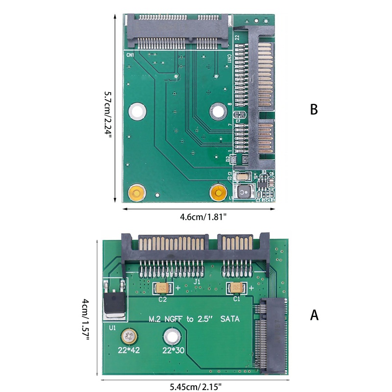 Thẻ Chuyển Đổi Từ 2.5 &quot;III Sang 3050 miniSATA Sang 2.5inch 3.0 SSD 6Gbps Chuyên Dụng