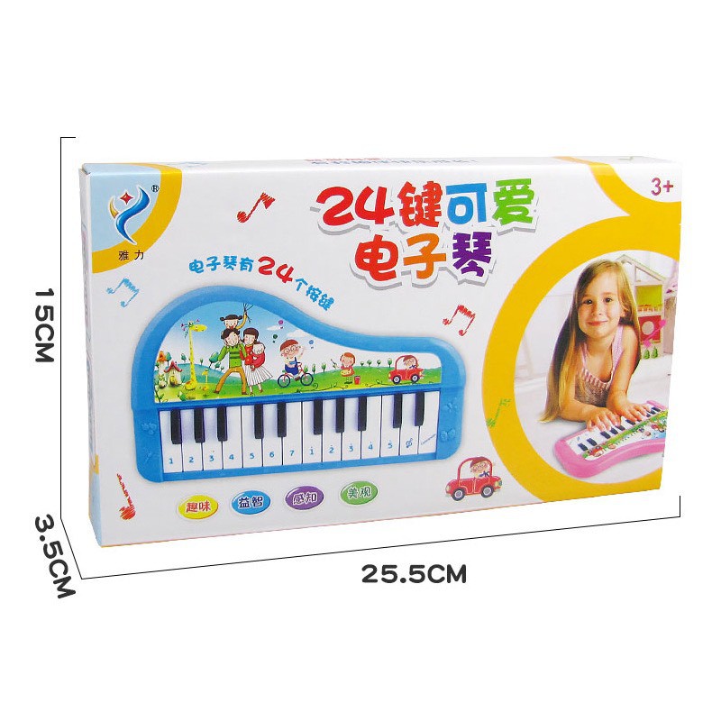 Đồ chơi đàn piano 24 phím nhiều màu cho bé