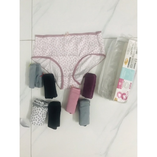 Set 6 quần chip cotton cao cấp hãng GU