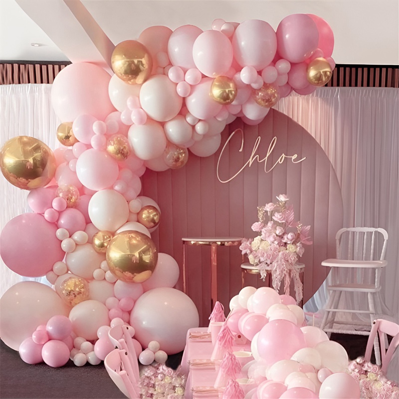 Bộ Bong Bóng Latex Màu Xanh Dương Hình Phi Hành Gia Hoạt Hình Trang Trí Tiệc Sinh Nhật 1 Tuổi