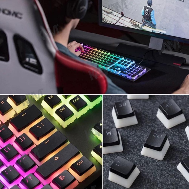 Bộ Phím Rời PBT OEM 108 Phím DIY Cho Bàn Phím Cơ 108 / 104 / 87 / 84 / 68 / 61 Ibcc RK61 GMMK Pro