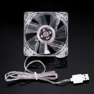 Quạt tản nhiệt làm mát USB DC 5V mini 8cm hoạt động yên tĩnh tiện lợi dành cho bể cá
