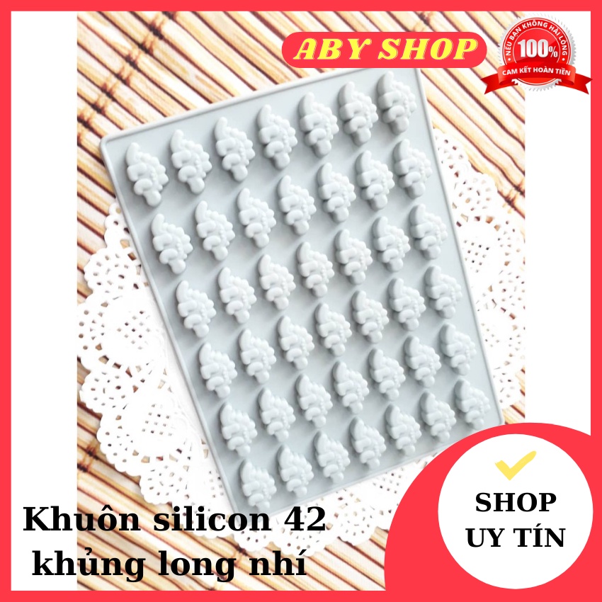 Khuôn silicon 42 khủng long nhí ⚡ HÀNG LOẠI 1 ⚡ khuôn rau câu tạo hình khủng long nhí siêu ngộ nghĩnh đáng yêu