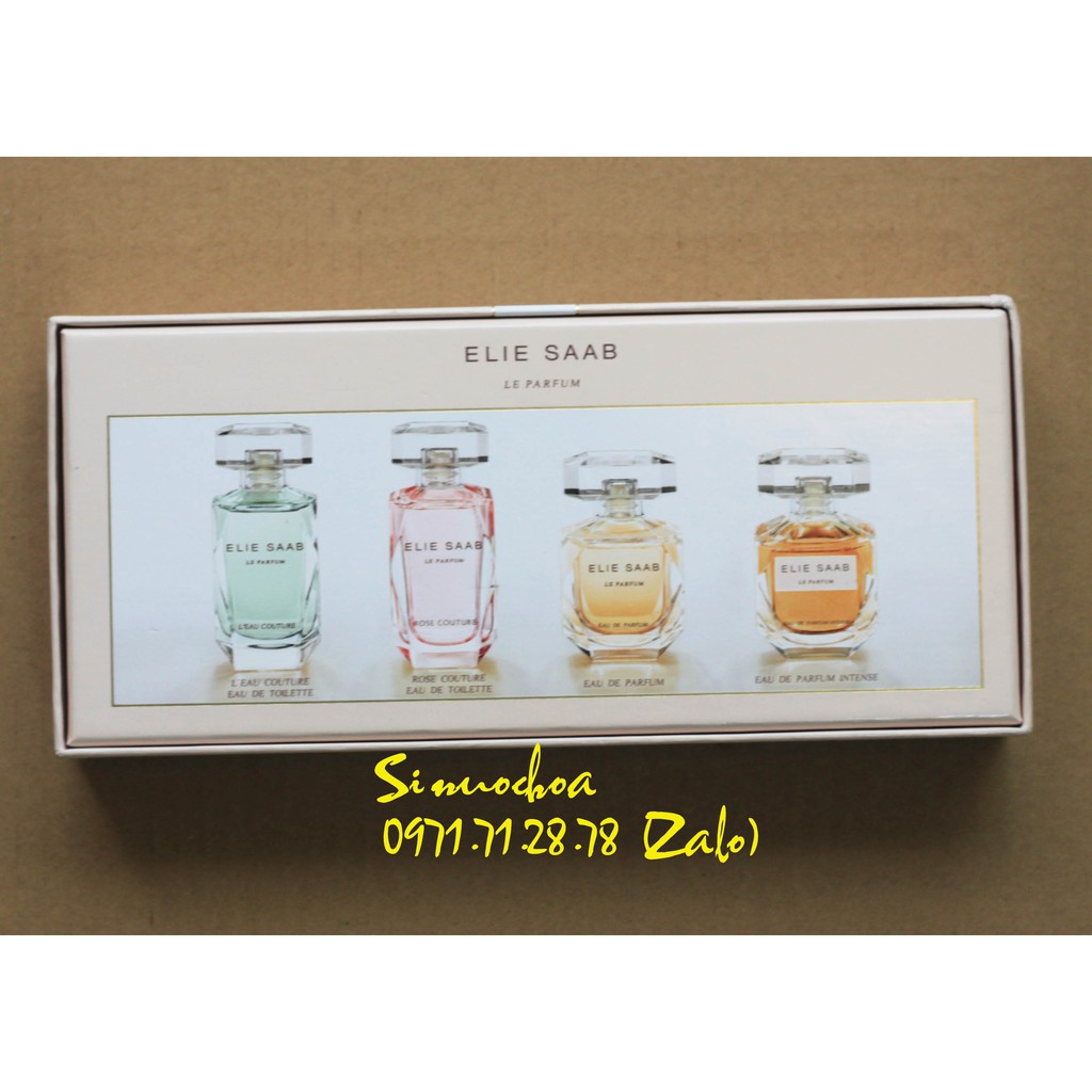 BỘ QUÀ TẶNG NƯỚC HOA ELIE SAAB LE PARFUM MINIATURES COLLECTION | Thế Giới Skin Care