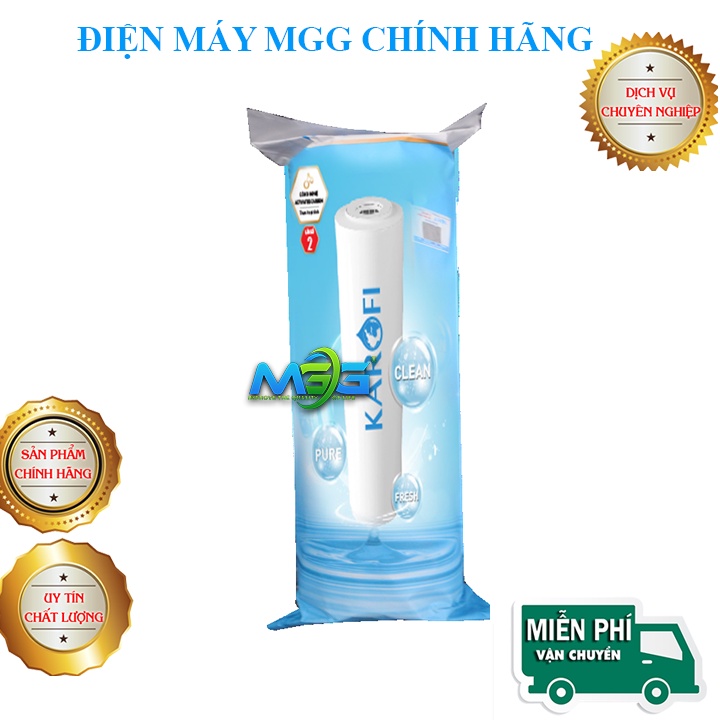 Bộ 3 lõi lọc nước Karofi  số 123 chính hãng, lõi lọc thô dùng cho máy lọc nước giúp loại bỏ tạp chất làm sạch nước