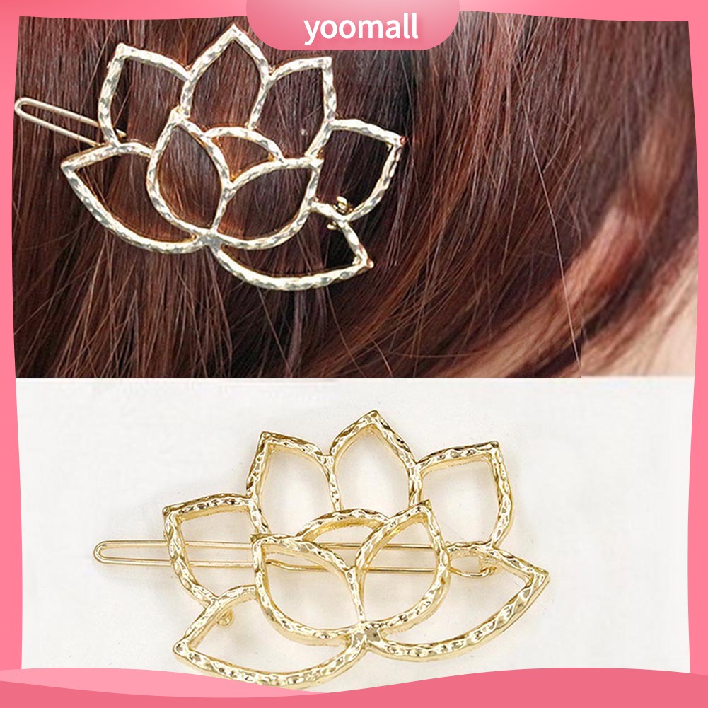 Kẹp tóc hoa sen phong cách cổ điển thanh lịch độc đáo dành cho nữ