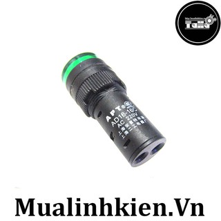 Đèn Báo Tủ Điện 220V Phi 16mm - Xanh Lá