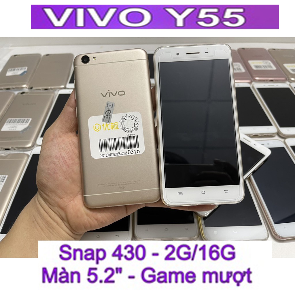 Điện Thoại Xịn cảm ứng Vivo Y66 và Vivo Y67 Ram 4gb nhỏ gon nhiêu mỏng chơi game liên quân mượt
