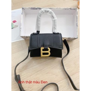 (S115) Túi đeo chéo nữ nhỏ xinh khóa B loại đẹp